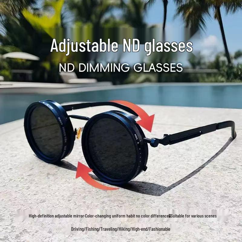 Adjustable Photochromic Polarized Sunglasses for Outdoor Travel