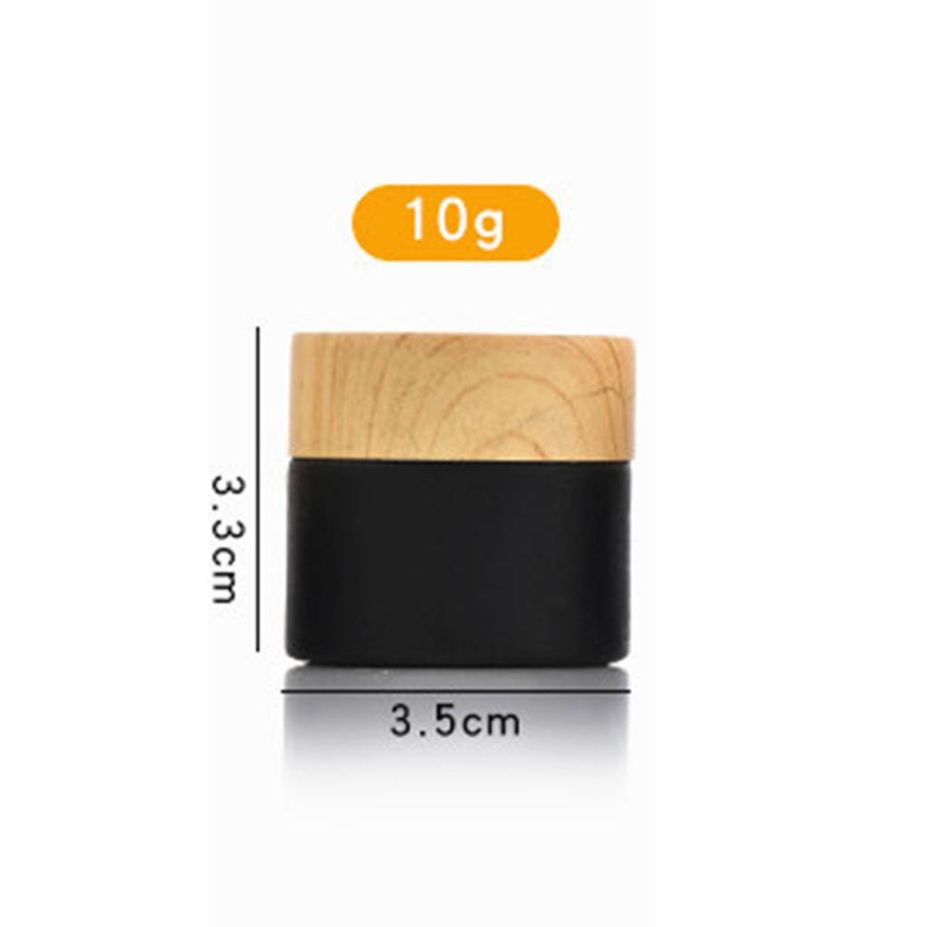 10g 15g 20g 30g 50g Empty Cream Jar Refillable Bottles Cosmetic Containers Round Glass Face Cream Box Portable Travel Bottle