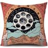 Tarot Card God Sun Face Pillowcase Moon Pillowcase Decoration Living Room bedroom sofa Bed Home Decor Car Cushion decoration