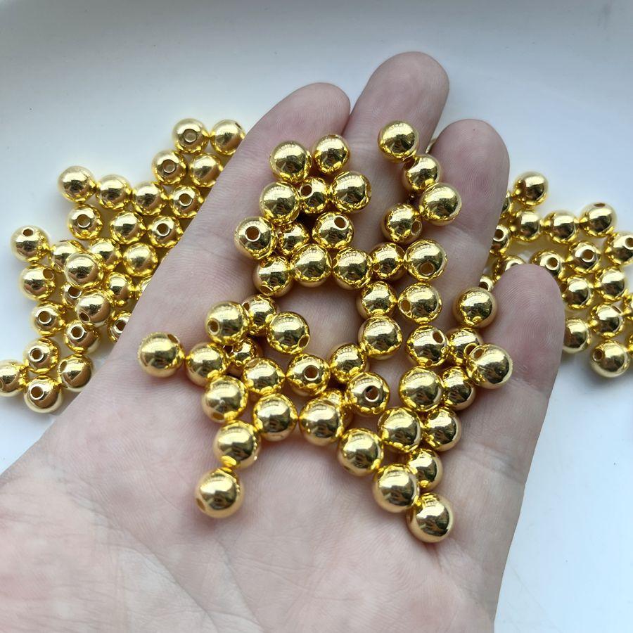 100 třpytivých 8mm korálků vhodných pro DIY výrobu šperků, ruční výrobu, sváteční dekorace, ozdobu šatů