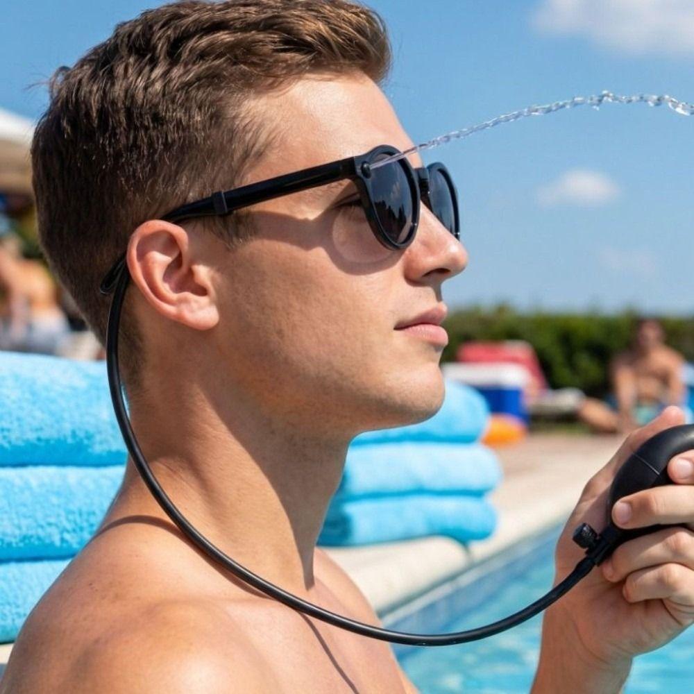 Invisible Water Design Water Shooting Sunglasses Hidden Tube Water Jet Glasses Birthday