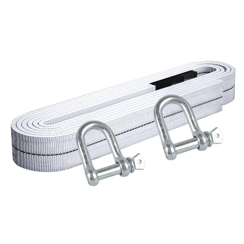 Durable High Strength Trailer Winch Strap (Up To 6 Ton) 5 Meters Towing Ropes with Hook for Car Rescue Equipment