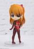 TAMASHII NATIONS Figuarts Mini Evangelion Shikinami Asuka Langley Approximately 90mm Painted Movable Figure PVC&ABS