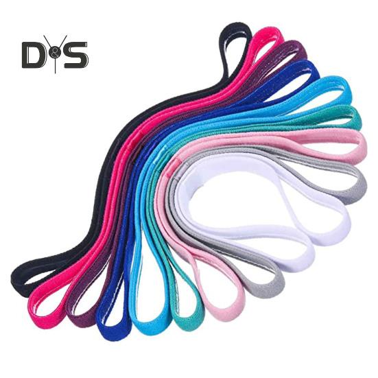 Muži Ženy Čelenka na jógu Candy Color Prodyšná Elastická sponka do vlasů Nastavitelná délka Elastická běžecká sportovní čelenka