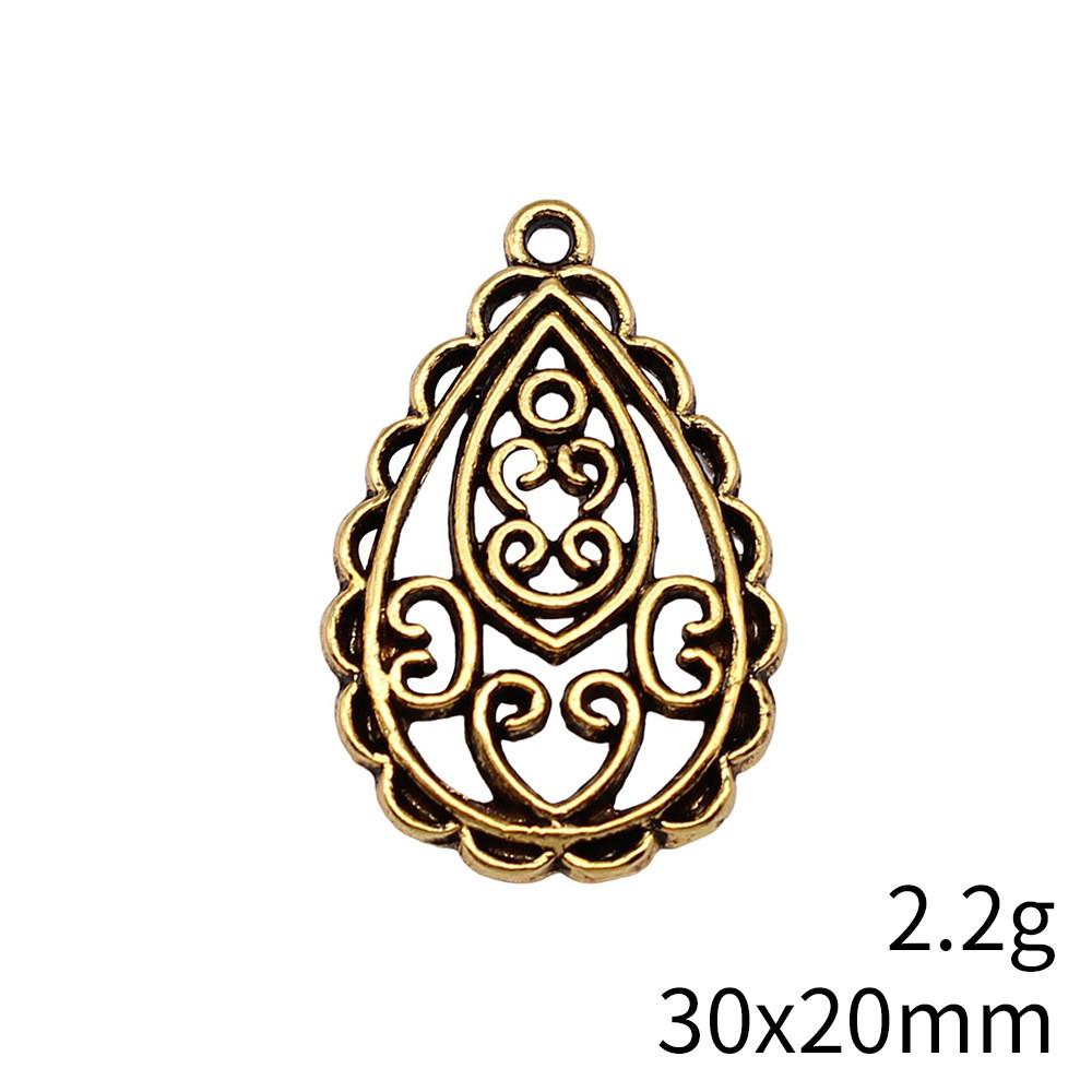 Mother's Day Charms For Bags Wave Water Drop Swirl Charms Pendant Audience Bag Pendant