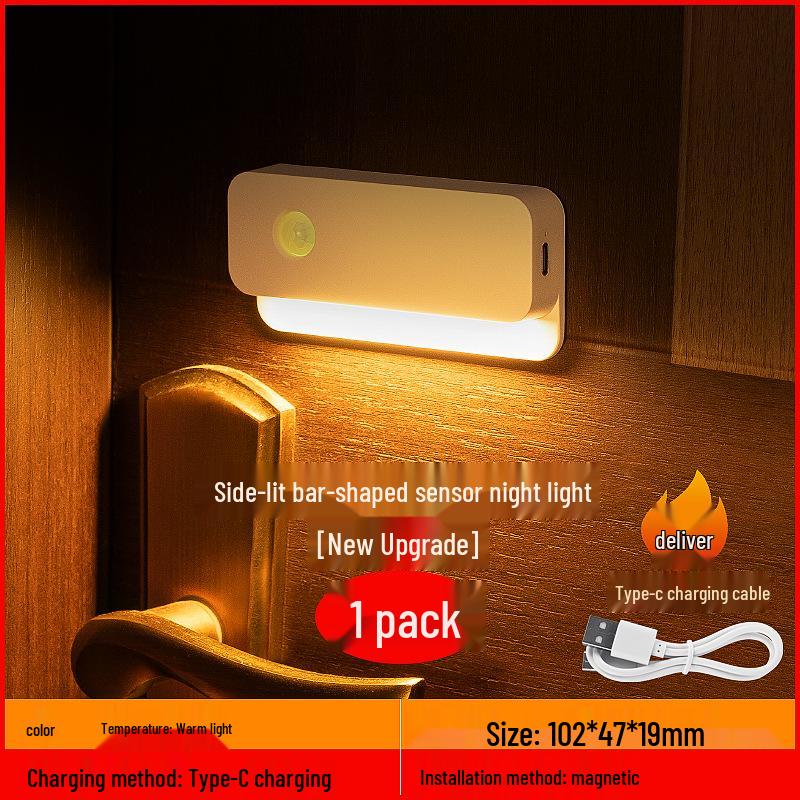 

Automatic Night Motion Sensor Light for Bedroom and Hallway Default Option