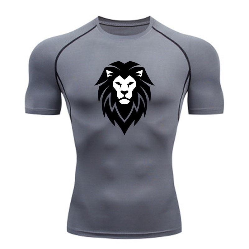 Men's Compression Fitness Sports T-Shirt, Breathable Quick D