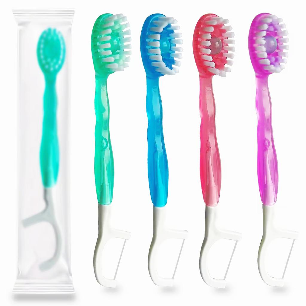 5-In-1 Travel Toothbrush Set Disposable Toothbrushes Portable for Teeth