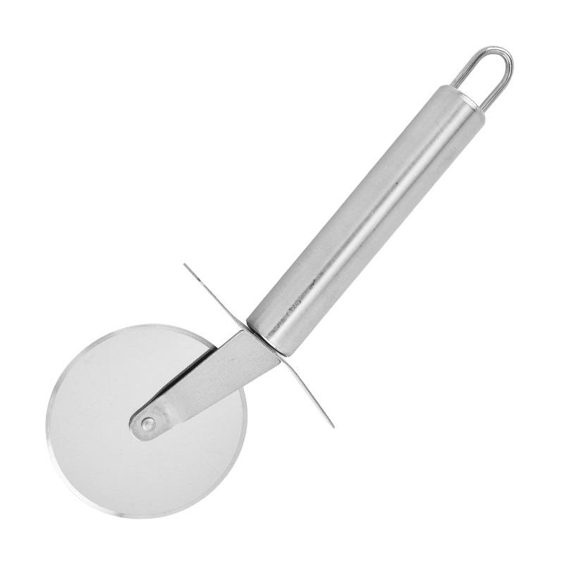 

Stainless Steel Pizza Cutter Wheel - Convenient Kitchen Tool for Cutting Pies and Baking