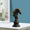 Resin Chess Pieces Statues Figures Chess Game Figurine Pieces International Chess Game Accessories for Home and Desk TV Cabinet