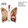 Indoor Outdoor Festive Decor Christmas Cash Gift Ornament, Acrylic Butterfly Money Holder with Built?in Decorative Accessories Clear Compartment,