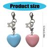 Fashion Camera Charm Bag Pendant Mobile Phone Pendant Stylish Heart Keychains Alloy Texture Unique Key Holder for Daily