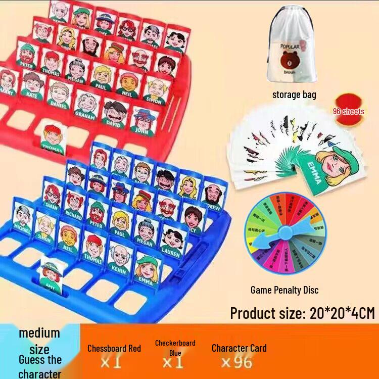 

Трансграничная детская развивающая игра на логику и рассуждение «Угадай кто» для взаимодействия родителей и детей