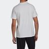Adidas T Shirts Men's White Crew Neck Moderate Straight Fit GD5894