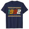 Graphic Birthday Gift Short Sleeved 33 Years Old Born In 1992 Shirt 33th Birthday Summer Tshirt Retro Vintage 1992 Tshirt