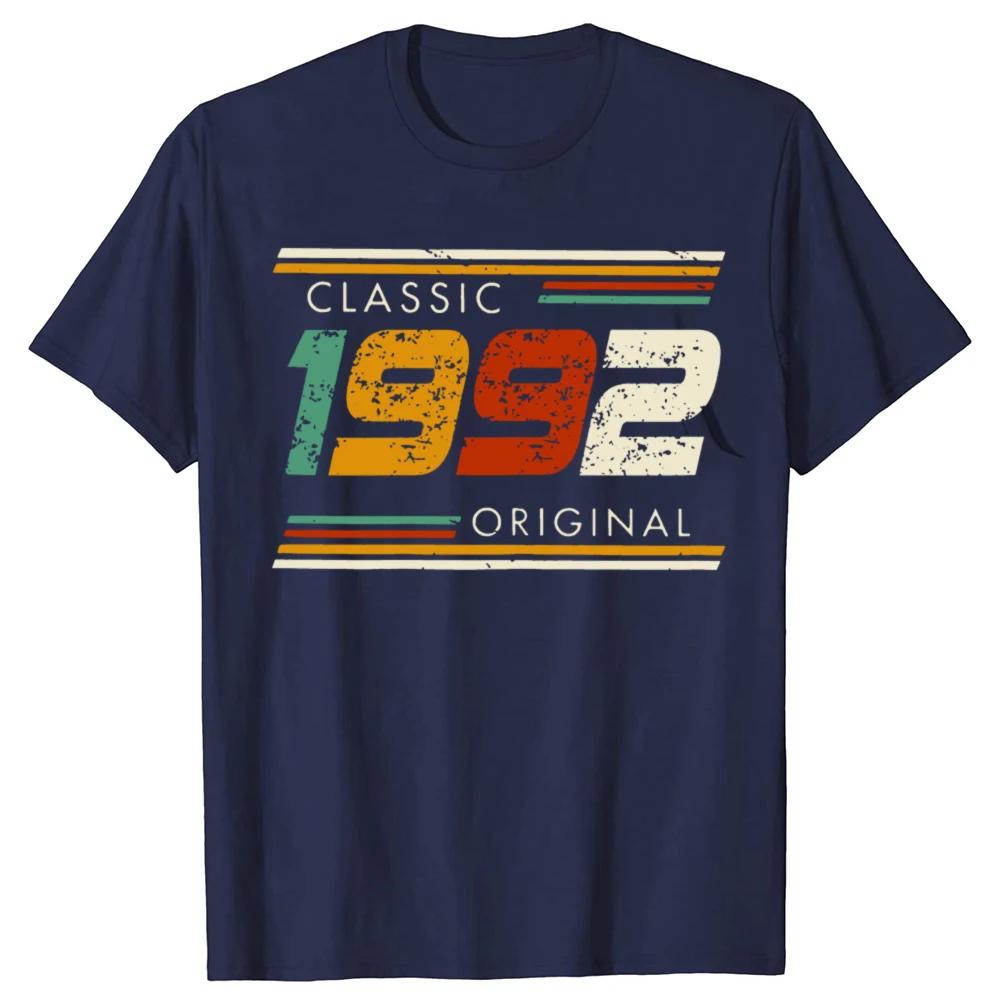 Graphic Birthday Gift Short Sleeved 33 Years Old Born In 1992 Shirt 33th Birthday Summer Tshirt Retro Vintage 1992 Tshirt