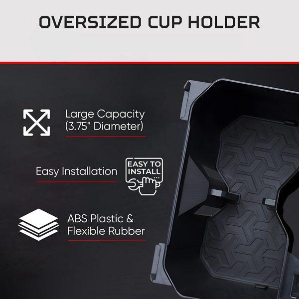 Автомобильный подстаканник Toyota Tundra, Черный пластик None