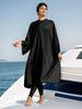 2026 Middle Eastern Style Women's Full Coverage Swimsuit - Arabic Conservative Sun Protection Swimwear for Europe and America