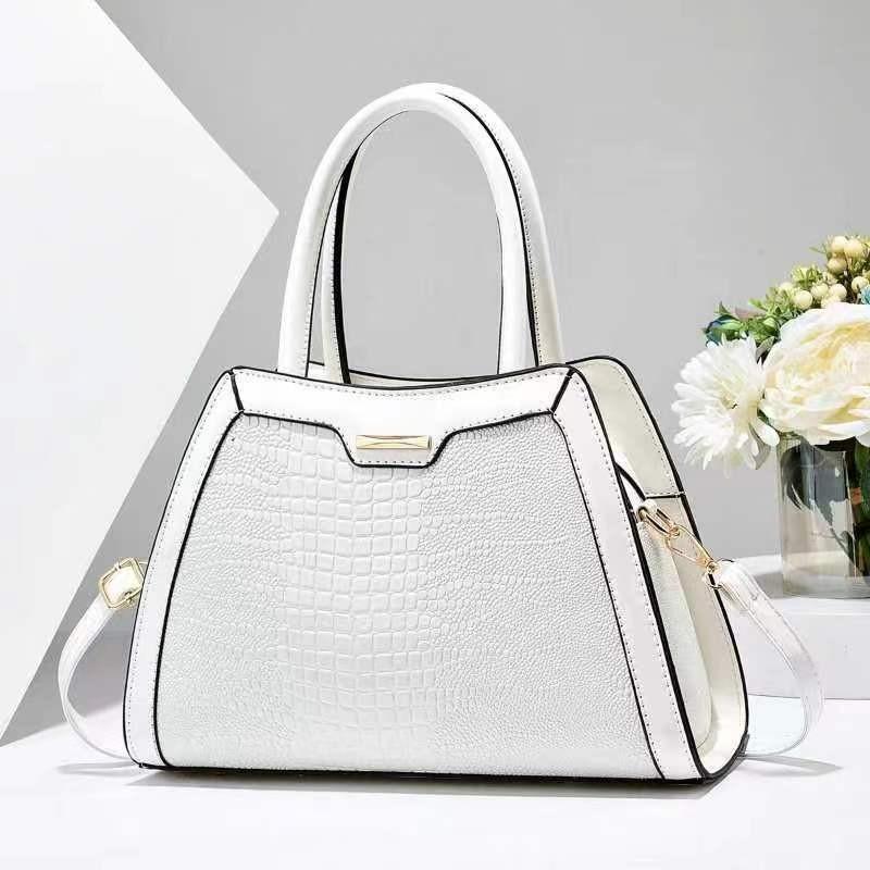 Stylish And Trendy New Womens Bucket Bag With Chic Crocodile Pattern Design In Black Khaki And More