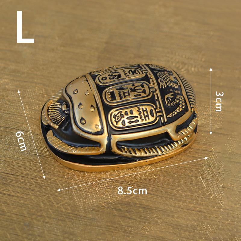 Ancient Egypt Scarab Ornament Resin Handicraft Gift Desktop Office Ornament Creativity Pharaoh Pyramid Souvenir