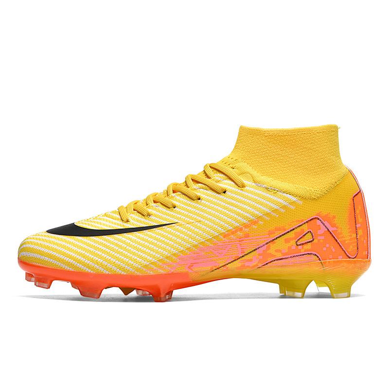 New Football Shoes Male And Female Students Training European Cup Spikes Artificial Grass Tf Football Shoes