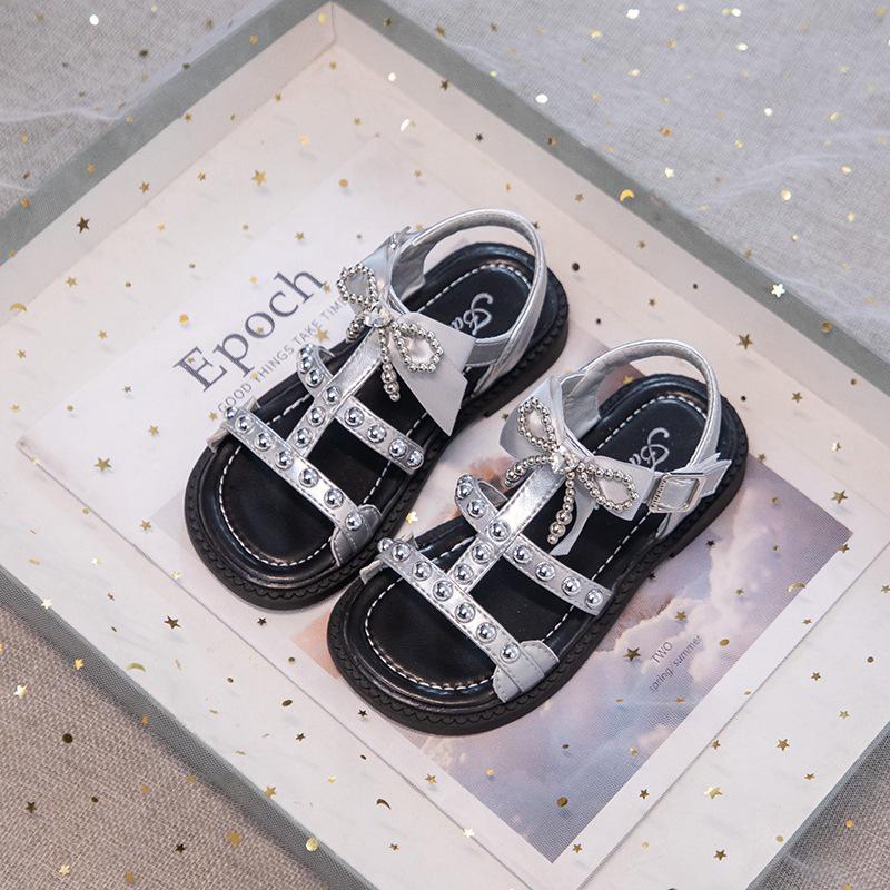 2026 Silver Princess Sandals: Soft-Soled, Stylish Summer Shoes for Girls 29