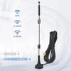 YESKAMOO WiFi Antenna 7Dbi Antenna Booster Antenna for IP Cameras 3m WiFi Extension Cable WIFI Antenna Wireless LAN Antenna Connector Magnetic Base