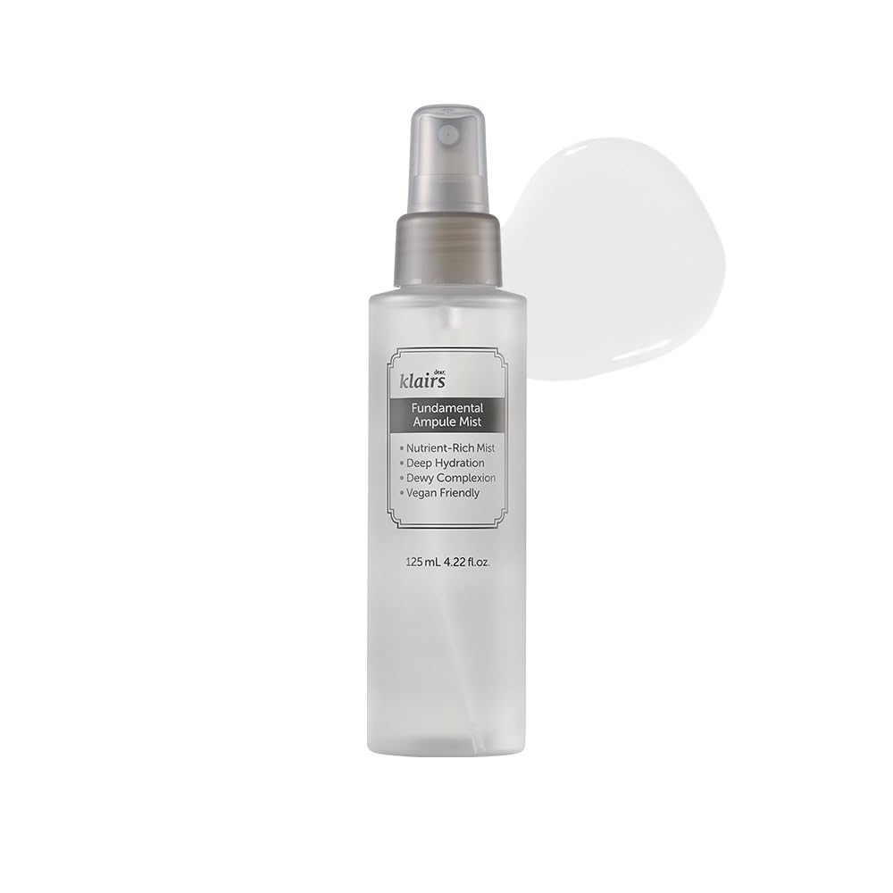Fundamental Ampule Moisturizing moisturizing essence Korean pore skin texture mist suitable for dry and sensitive [Klairs] Mist, 125ml. mist, serum,
