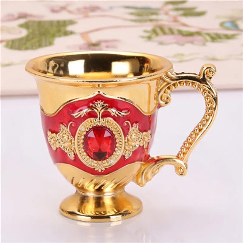 Weinglas Schnapsglas Metallglas 20ml bis 50ml Retro Kreativ Kleine Likörschale Gold Europäischer Stil Hochwertig Essen Bar Barzubehör Geschenke