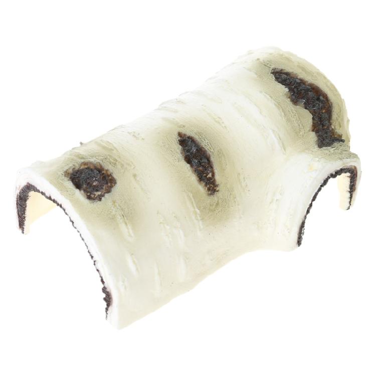 

Reptile Hide Cave Artificial Birch Log Help Breeding for Snakes Leopard Gecko S