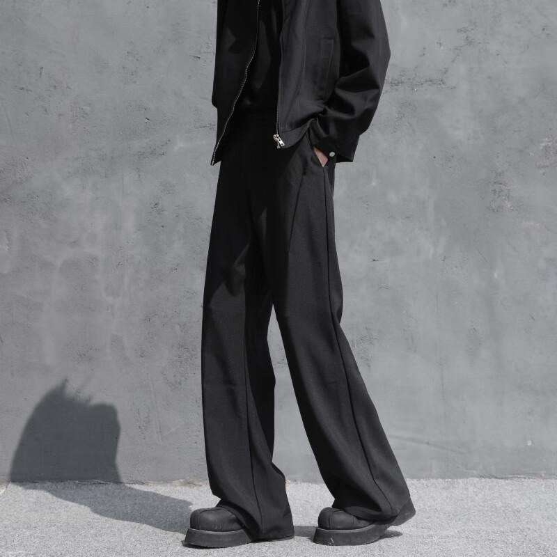 SWAMP AREA Men's KS54 Draped Flared Suit Trousers