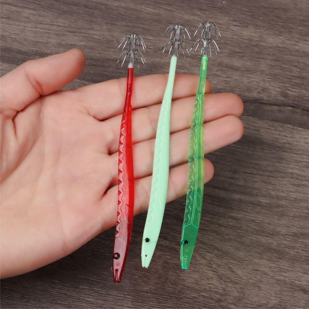 Durable Fishing Tackle Octopus Hook Umbrella Hook Artificial Bait Fishing Lure Squid Bait