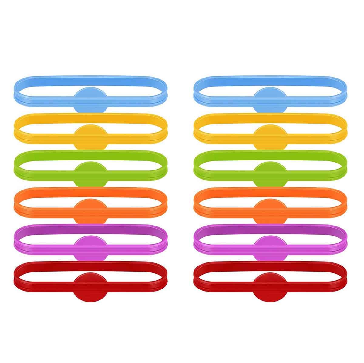 

Бар, Вечеринка Маркеры для напитков Полоски для бокалов Барный инструмент Резинки для бутылок Винные этикетки Винные шармы Бирка для напитков 12 pcs