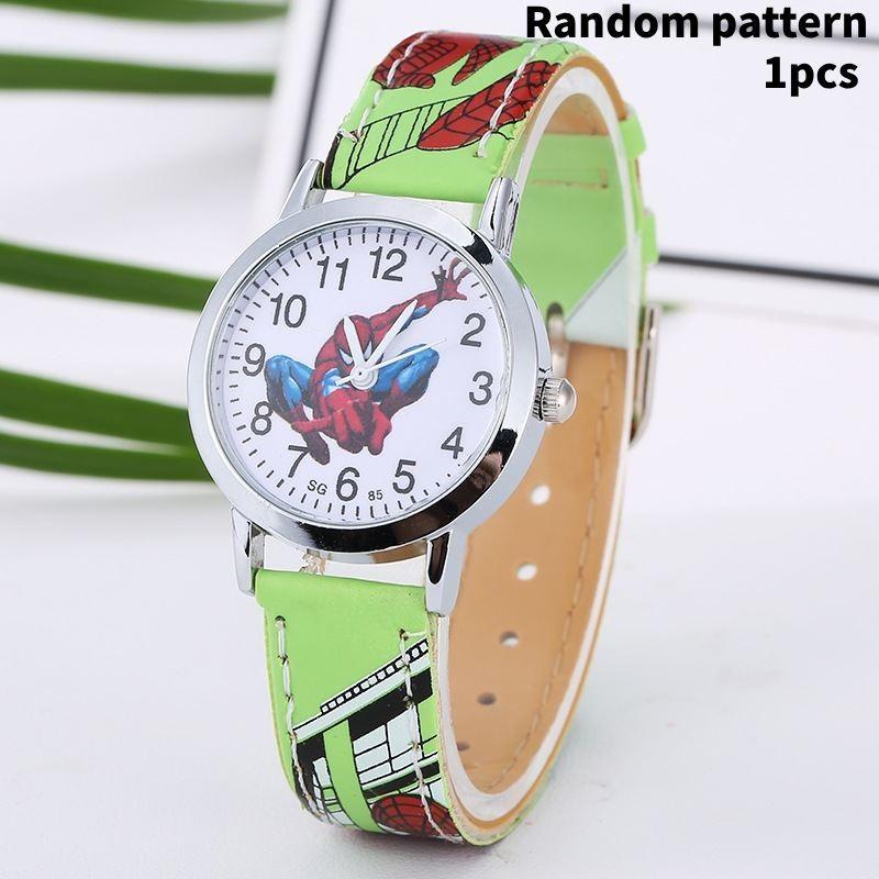 Watches Childrens Spiderman Pu Cartoon Modern Fans Gifts Versatile Fashion