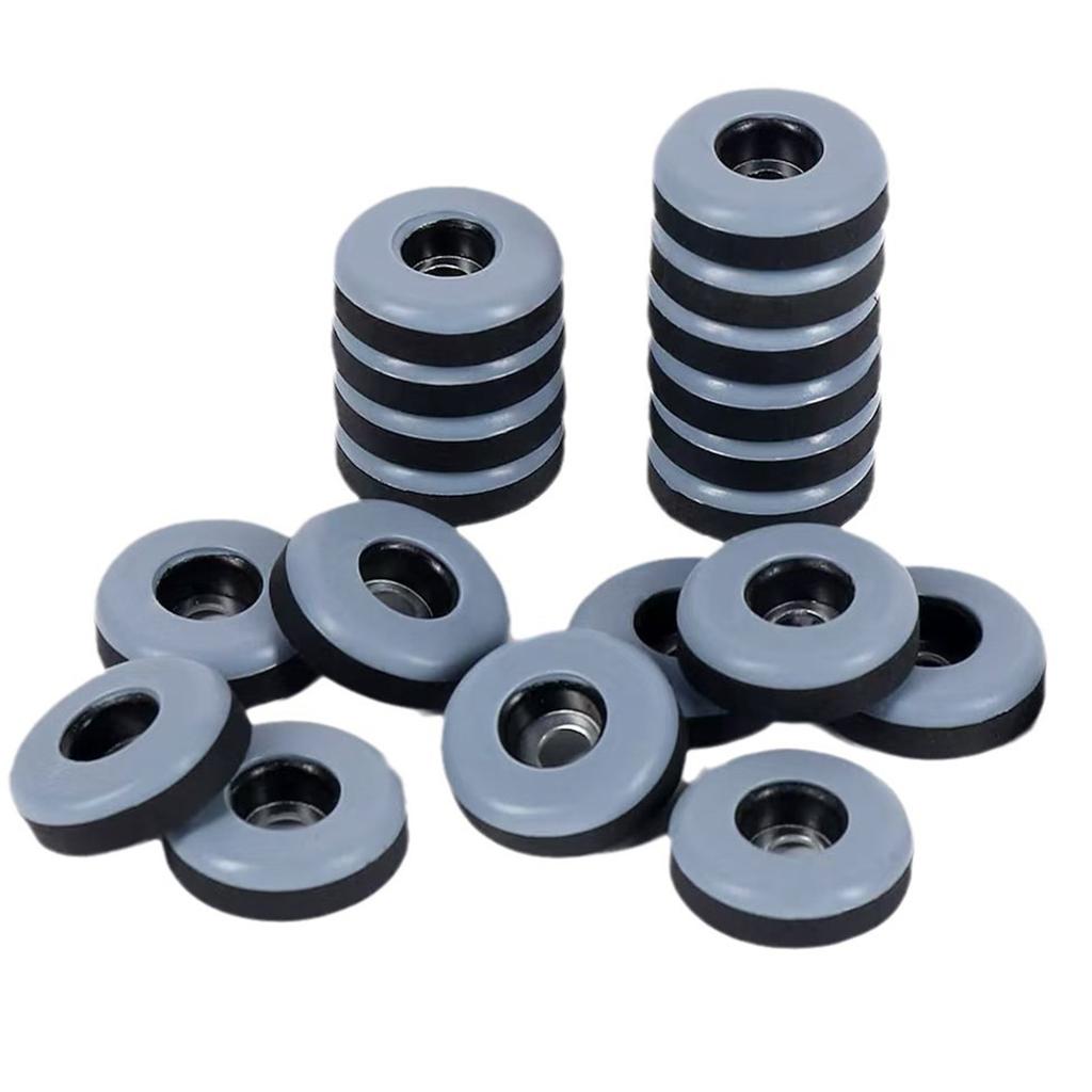 Pack Of 20 Reusable Furniture Sliders With Screws for Wood Floor Chair Leg Protectors Scratch Noise Reductions Glides