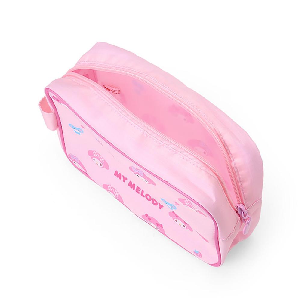 Sanrio (SANRIO) 2-Piece Travel Pouch Set, My Melody Polyester, for Organizing Small Items, Ages 3 and Up, 679488
