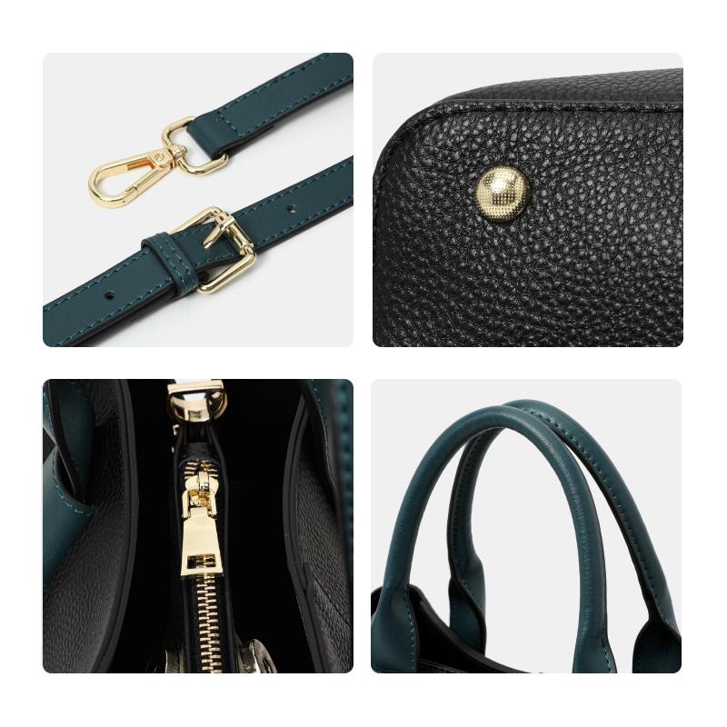 Aidrani Women's Genuine Leather Bag New High-Quality Cowhide Handbag Elegant Versatile Single tote Shoulder Crossbody Bag