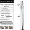 Electric Tricycle Rear Axle Shaft, 16 Teeth, 9 Shaft Head, 6205 Bearing Gearbox, Thickened.