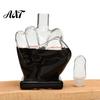 Party Drinkware Essentials Middle Finger Whiskey Decanter, 1000ml Glass Fist Dispenser with Stopper, Sealed Stopper Unique Hand Shape
