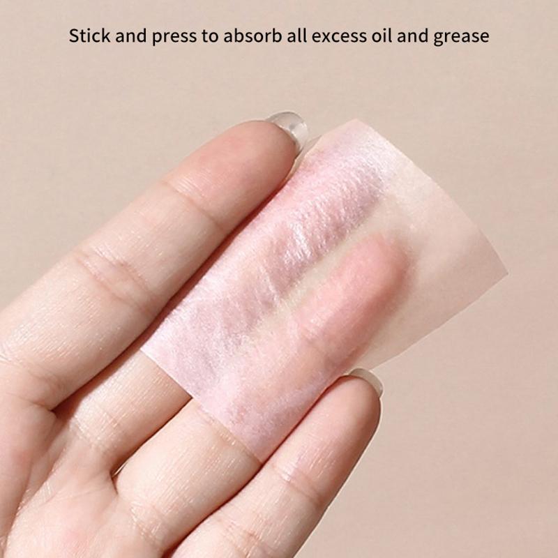 100Pc Bamboo Blotting Papers With Mirror Sweat Absorption Makeup Puff Refreshing Portables Oil Control Tool Kits Facial Oil