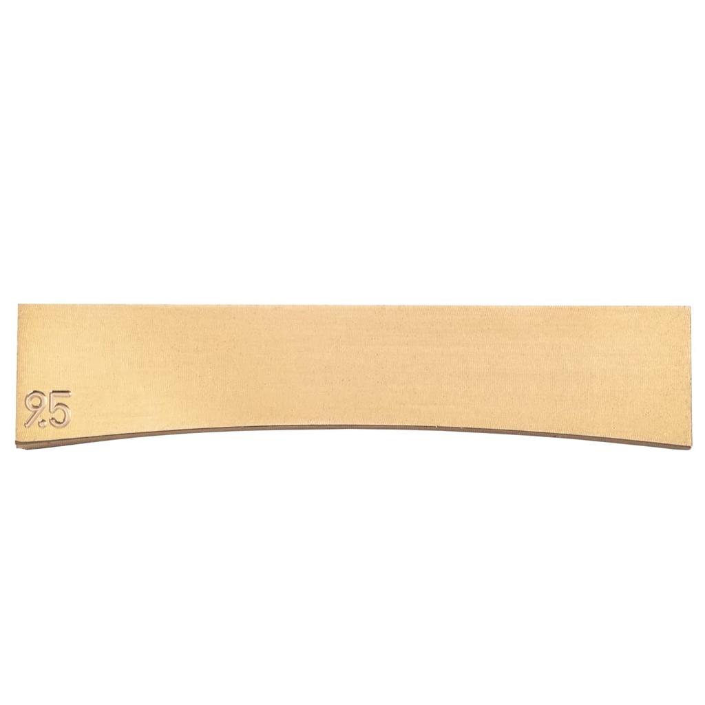 Musiclily Ultra Brass Guitar Fret Press Cowl Inserts, 9.5" Radius, for Acoustic Guitar, Electric Guitar, and Bass