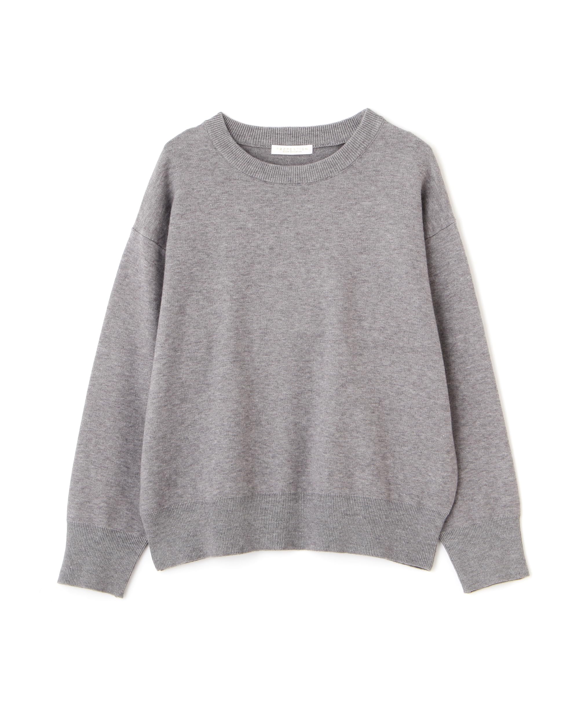 

Proportion Body Dressing Top Gray Women s Sweater, Sweat-Like Knit,
