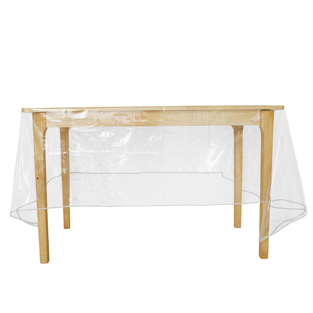 PVC Transparent Tablecloth Protector Waterproof Plastic Stain Resistant Table Protector Oil Proof Clear Heat-Resistant