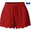 New Summer  Women's Fashion Loose Shorts Lace Drawstring Casual Shorts(S-5XL)
