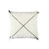 Decorative Pillow Sherpa White Black Pattern 40Cm