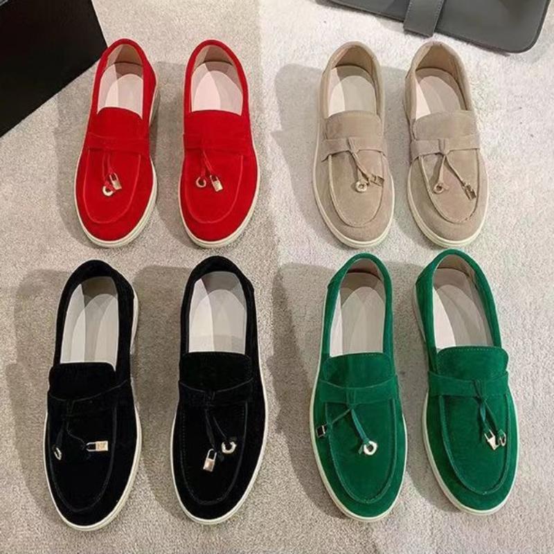 The New Women Shoes High Quality Red Loafers High-end Shoes for Women Casual Loafers Casual Sneakers Zapatos De Mujer