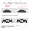 Tesla Yoke Steering Wheel 2.0 Leather Stitch Color Block Cover for Model 3 & Model Y