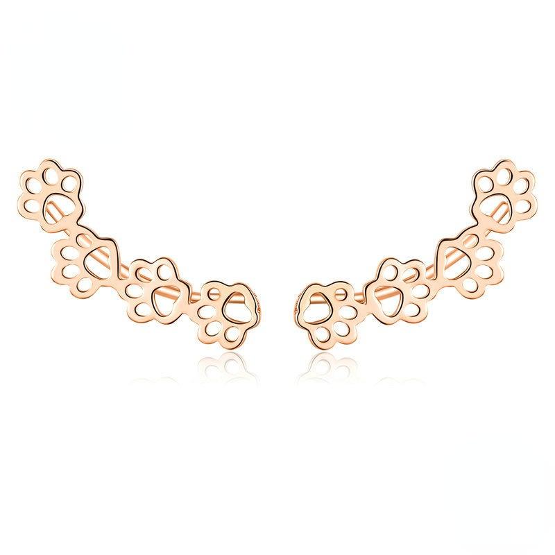 

Линдон стерлингового серебра 925 пробы циркон серьги серьги для женщин подарки на свадьбу розового золота