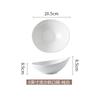 Dim Sum Bowl, Diagonal Bowl, Fruit Salad Bowl, Hotel Porcelain Cold Dish, Star Rain, Stone Pattern Quicksand Bowl, Special-Shaped Design Bowl