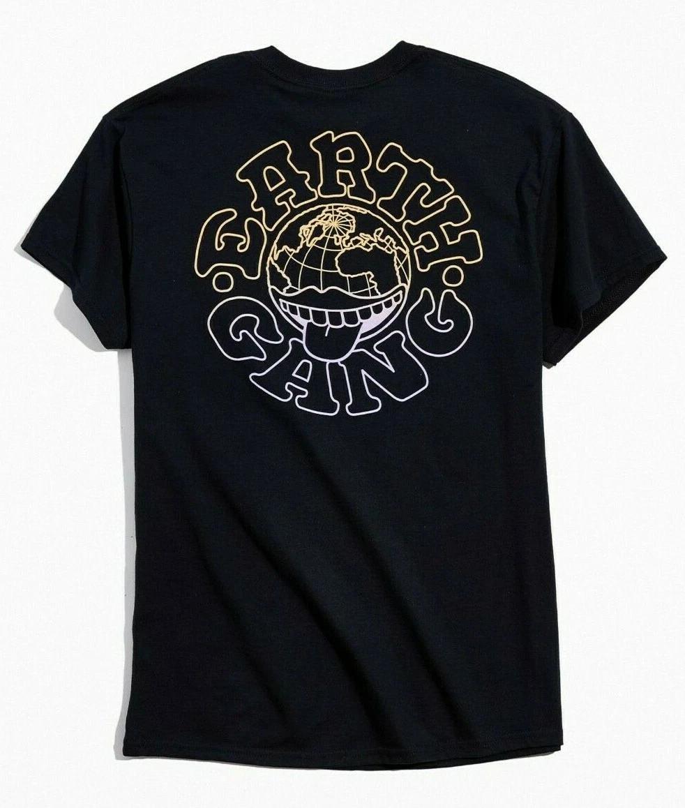 

EARTHGANG GRADIANT LOGO 100% Cotton T-shirt Mens Tees Top NEW Licensed & Official FRONT & BACK DESIGN L